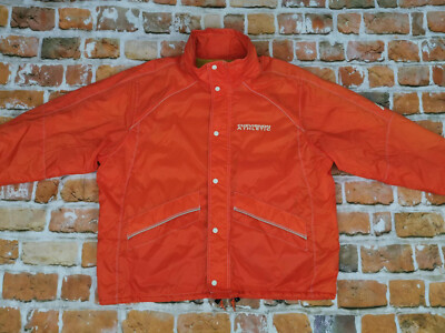 Chevignon Msc 577 Vintage Jacket Athletic Orange Hood Casual Gr