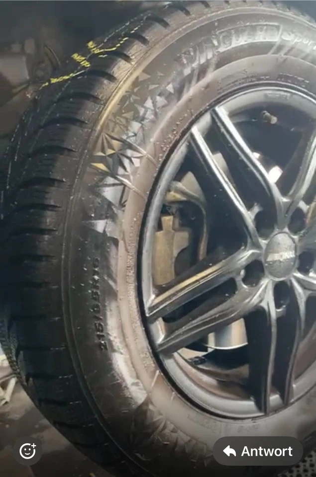 1 Satz Winterräder (4) komplett -  215/55 R16 98H | Alufelgen | DOT 25/21  - Bild 4 von 4