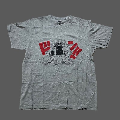 New 18 Uniqlo Jump 50th One Piece Luffy T Shirt Heather Grey Xl Us Seller Ebay