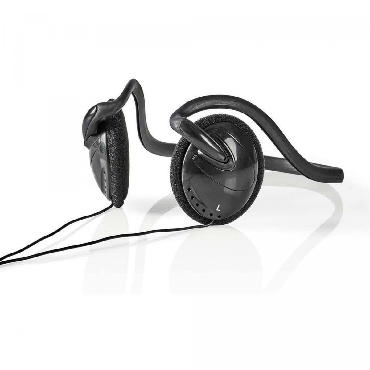Sport Kopfhörer Nackenbügel 3,5mm kabelgebunden mit Kabel Handy Smartphone PC