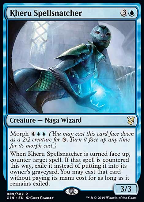Magic the Gathering MTG Kheru Spellsnatcher (89) Commander 2019   NM