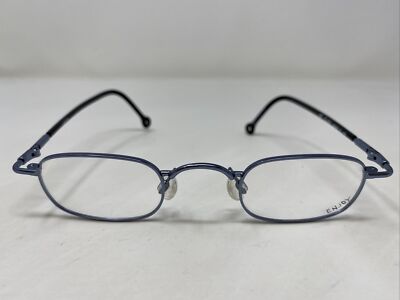 Enjoy E5539 C 42-25-135 Denim Blue Metal Full Rim Eyeglasses Frame R606