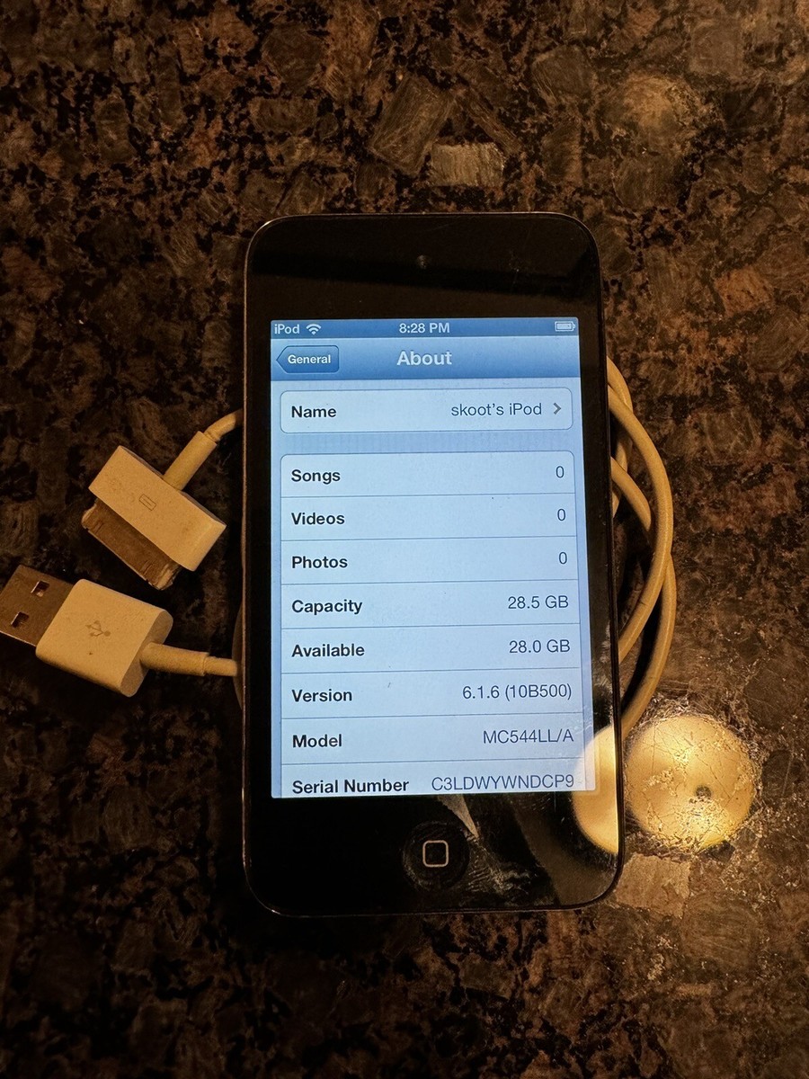 Apple iPod Touch 4th Generation (32GB) A1367 MP3 Player - Black | eBay