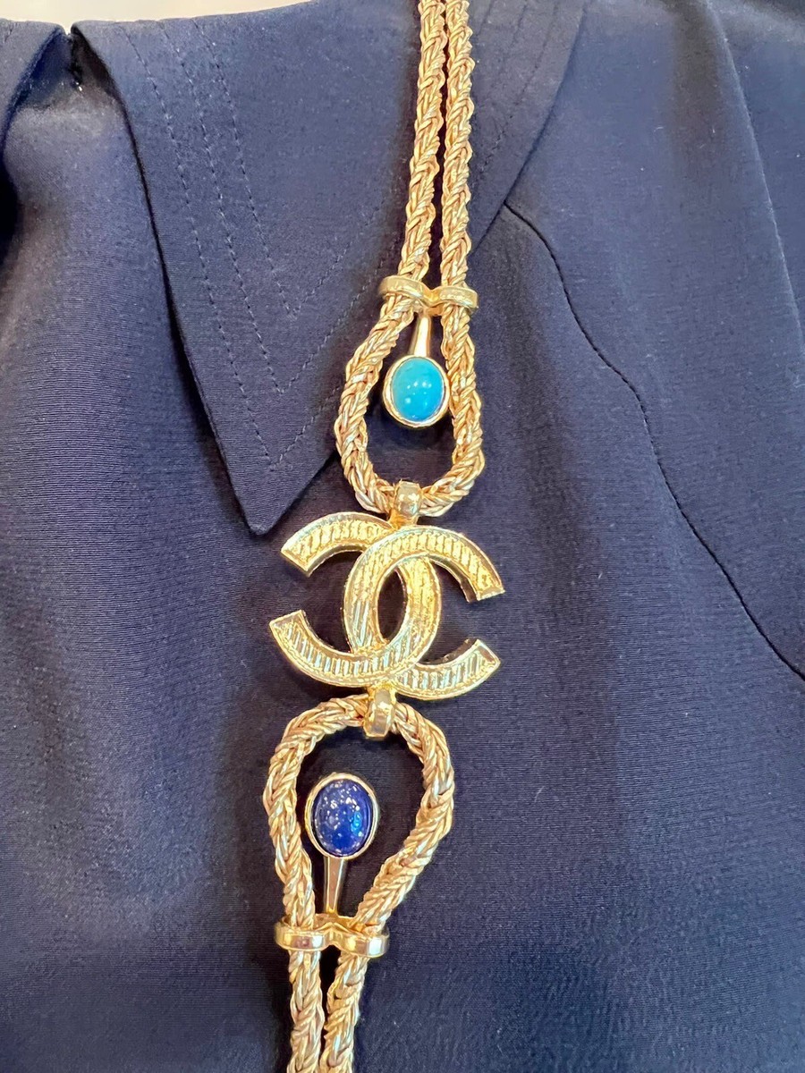 Chanel 19A 2019 Fall Paris Egypt Nile Collection Long Gold
