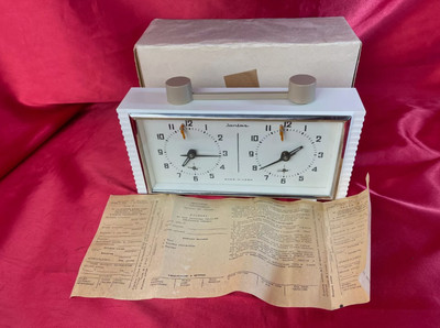NEU Vintage Schachuhr YANTAR Russische BERNSTEIN UDSSR Mechanisch SOWJETISCH OVP