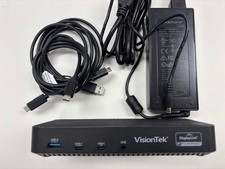 VisionTek Triple Display 4K USB 3.0 USB-c Docking Station USB