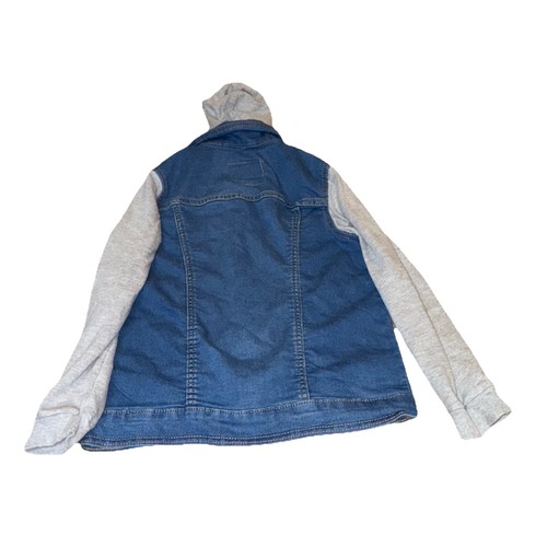 levis denim Hoodie Trucker jacket Boys Size Medium (10-12) - Picture 8 of 8