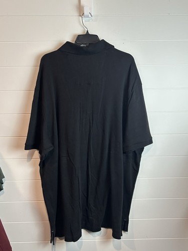 Nautica Polo Shirt Mens 4XLT Black Logo 100% Cotton - Picture 4 of 5