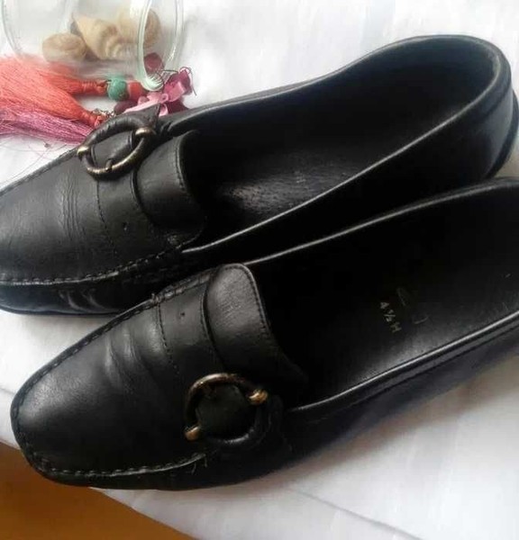 Women ARA Heels Black Leather 37