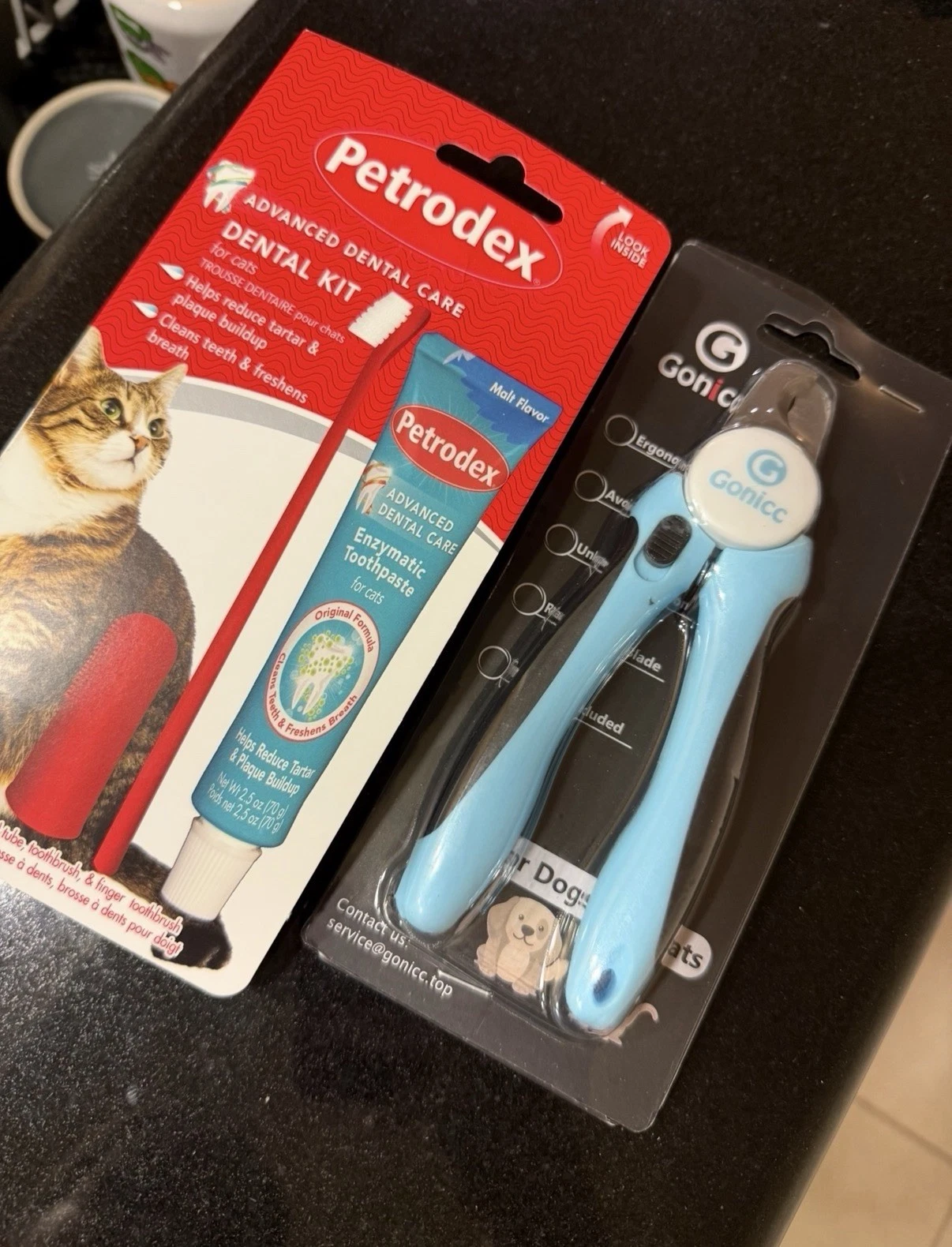 Pet Grooming Set – Dental Kit + Nail Clippers – New Set