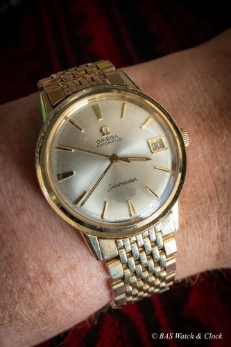 Vintage Omega Seamaster Automatic Date 14K GF Bracelet Cal 563 KL6303