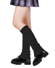 Fuzzy Leg Warmers for Women Cozy Knee High Socks Plush Winter Warm Fleece Thi...
