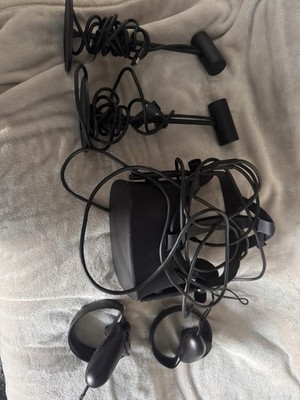 META OCULUS RIFT 3 VR GAMING HEADSET WITH CONTROLLER AND SENSORS