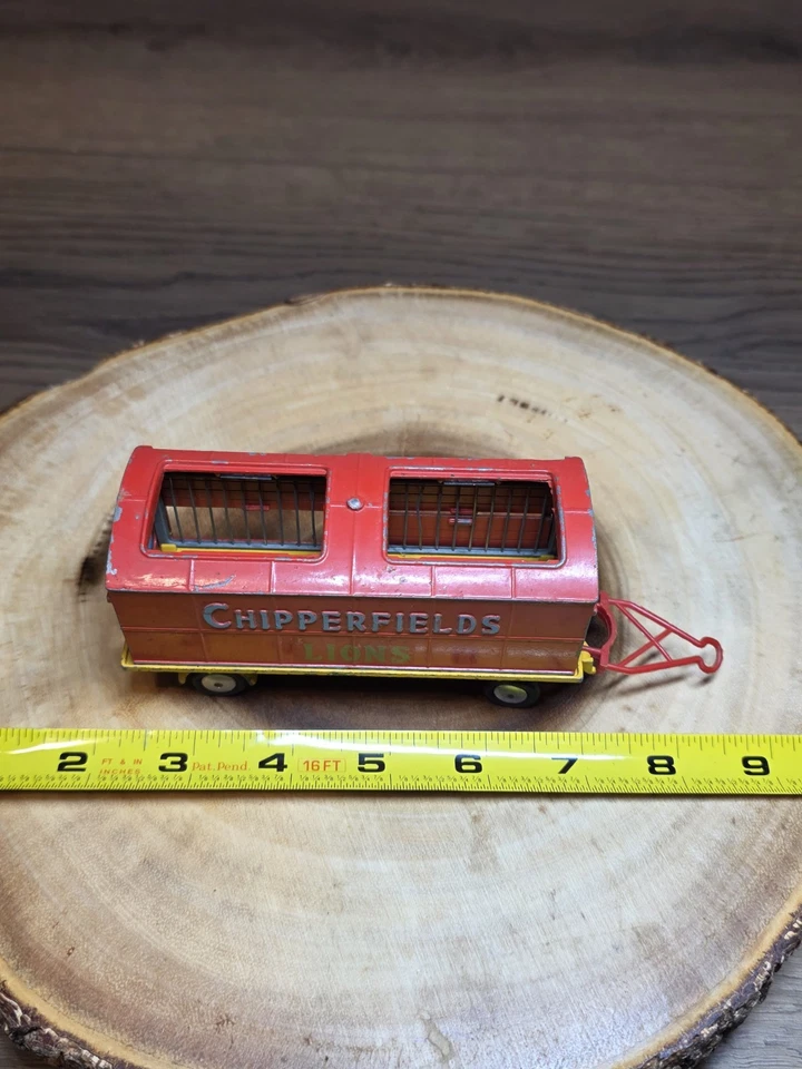 VINTAGE Corgi Major Toys #1123 Animal Cage Trailer CHIPPERFIELDS LIONS 1960s - Image 2 of 4