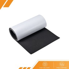 EVA Foam Sheets Black Self Adhesive Back 6.56ft x 11.8" 2mm T