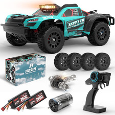 Brushless Fast RC Cars for Adults Max 50Mph, 1/14 RTR 3S Electric Power 4X4 RC T
