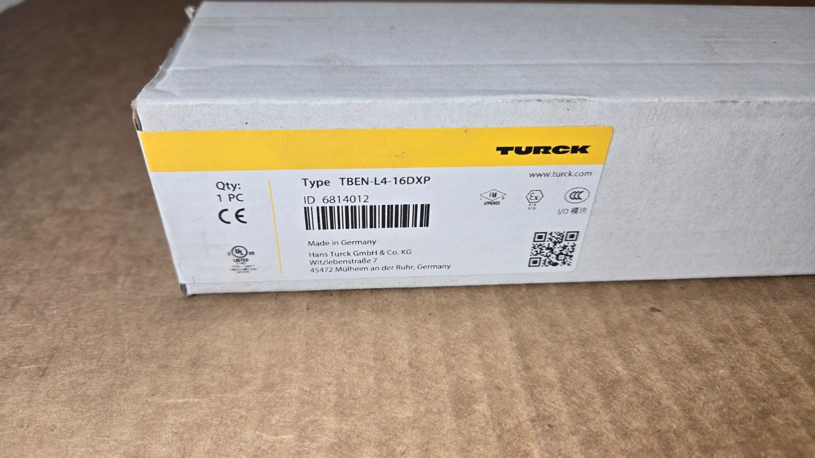NEW Turck TBEN-L4-16DXP Compact Multiprotocol I/O Module f/ Ethernet ID 6814012