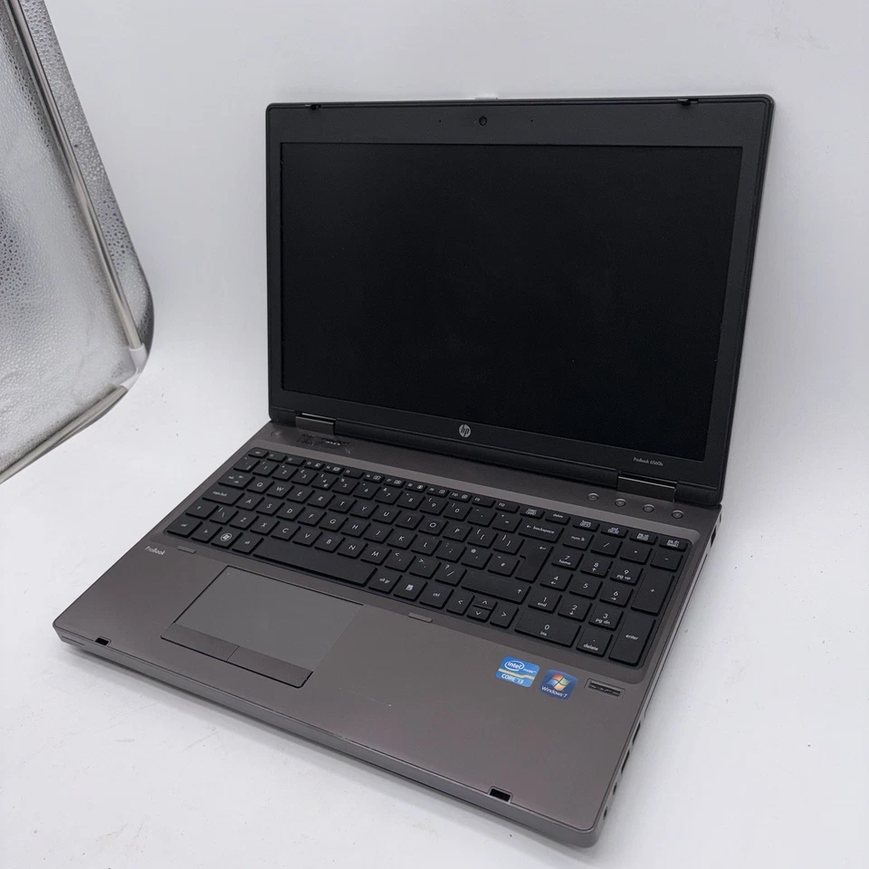 HP ProBook 6560b Core i3 2350M 2.30GHz 4GB RAM 500GB HDD Windows 7 Pro Laptop #B - Image 2 of 4