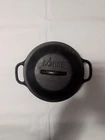Lodge 5-Quart Dutch Oven 2PS2 Cast Iron Made in USA Pre-Seasoned Vintage