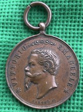 Medaglia Risorgimento Italia E Casa Savoia Ai Liberatori Di Sicilia 1860
