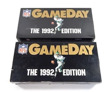 Lot of (2) 1992 NFL Gameday Football Trading Card Sets (500) In Display Boxes