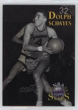 1996 Topps Stars Finest Refractor Dolph Schayes #41 HOF u6m