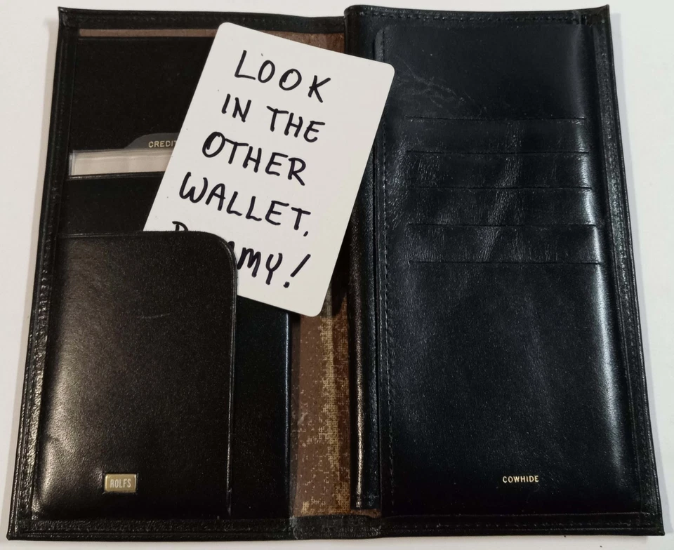 Original MULLICA WALLET, Rolfs Cowhide, Card-to-Wallet Magic Effect - Image 3 of 4