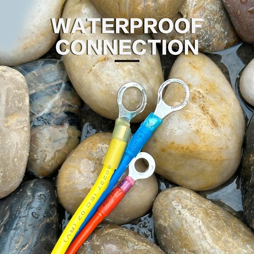 180Pcs Heat Shrink Wire Connectors Kit - Waterproof Marine Multicolor - Afbeelding 3 van 6