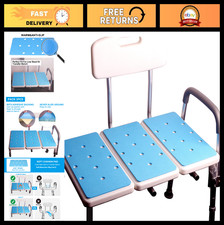 Slip-Resistant Waterproof Bathtub Transfer Bench Cushion - Soft Foam Shower Seat