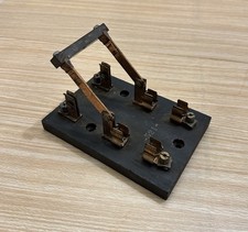 VINTAGE GENERAL ELECTRIC TYPE A 30 A 250V THROW COPPER SWITCH