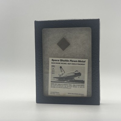 Space Shuttle Flown MetalMain Engine Inconel Heat Shield Fragment
