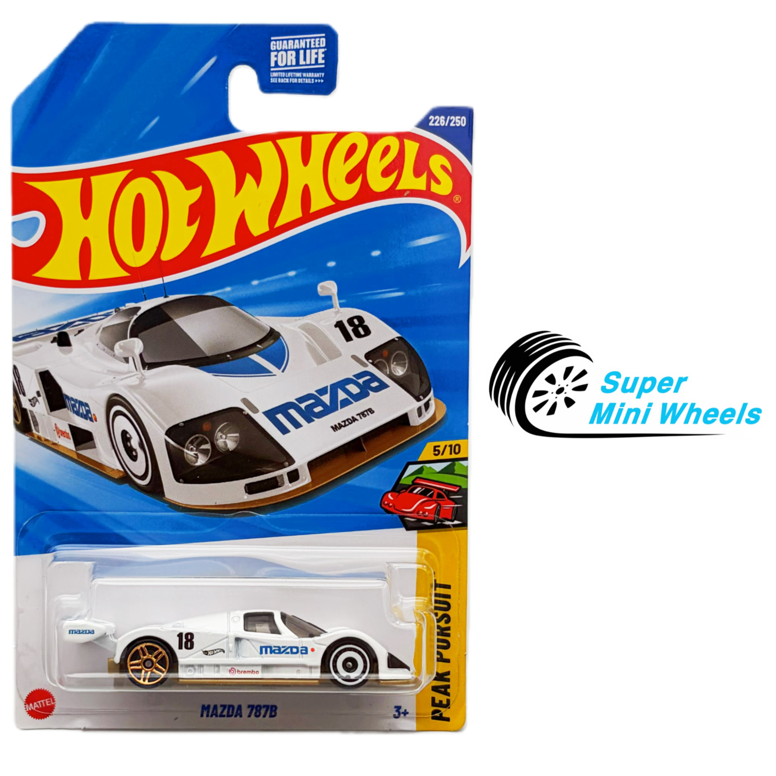 Hot Wheels 2025 #226 Mazda 787B White