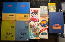 Manuali fiat 500 1965 RARI Ottobulloni Cataloghi parti Ricambio prima edizione