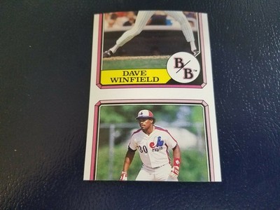 Dave Winfield Tim Raines Expos 1987 Boardwalk and Baseball Miscut RARE Oddball