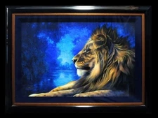 Christian Riese Lassen “Majesty III” Mixed Media 25-Size Framed Art Signed Ed200