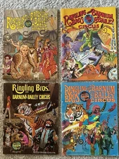 Lot of 4 Ringling Bros. Barnum & Bailey Circus Souvenir Programs  1972-1982