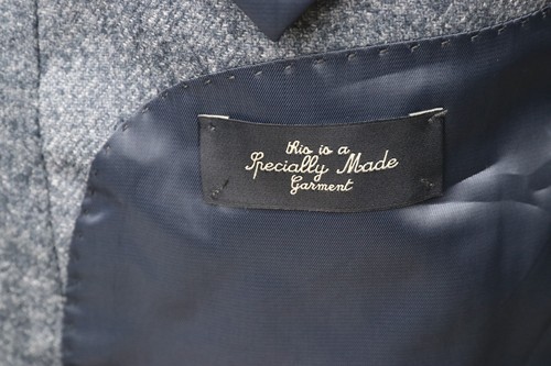 Scotch & Soda Premier Selection Zweireiher Wollblazer blau Struktur L/40 - Bild 8 von 11