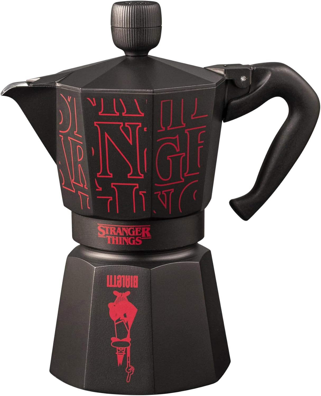 Regalo Originale: Moka Bialetti Stranger Things 6tz Musicale USB-C - 2