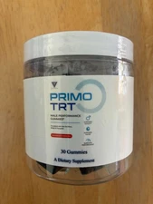 Primo TRT Men's Gummies Advanced Pro Formula Chewable Supplement Test Booster