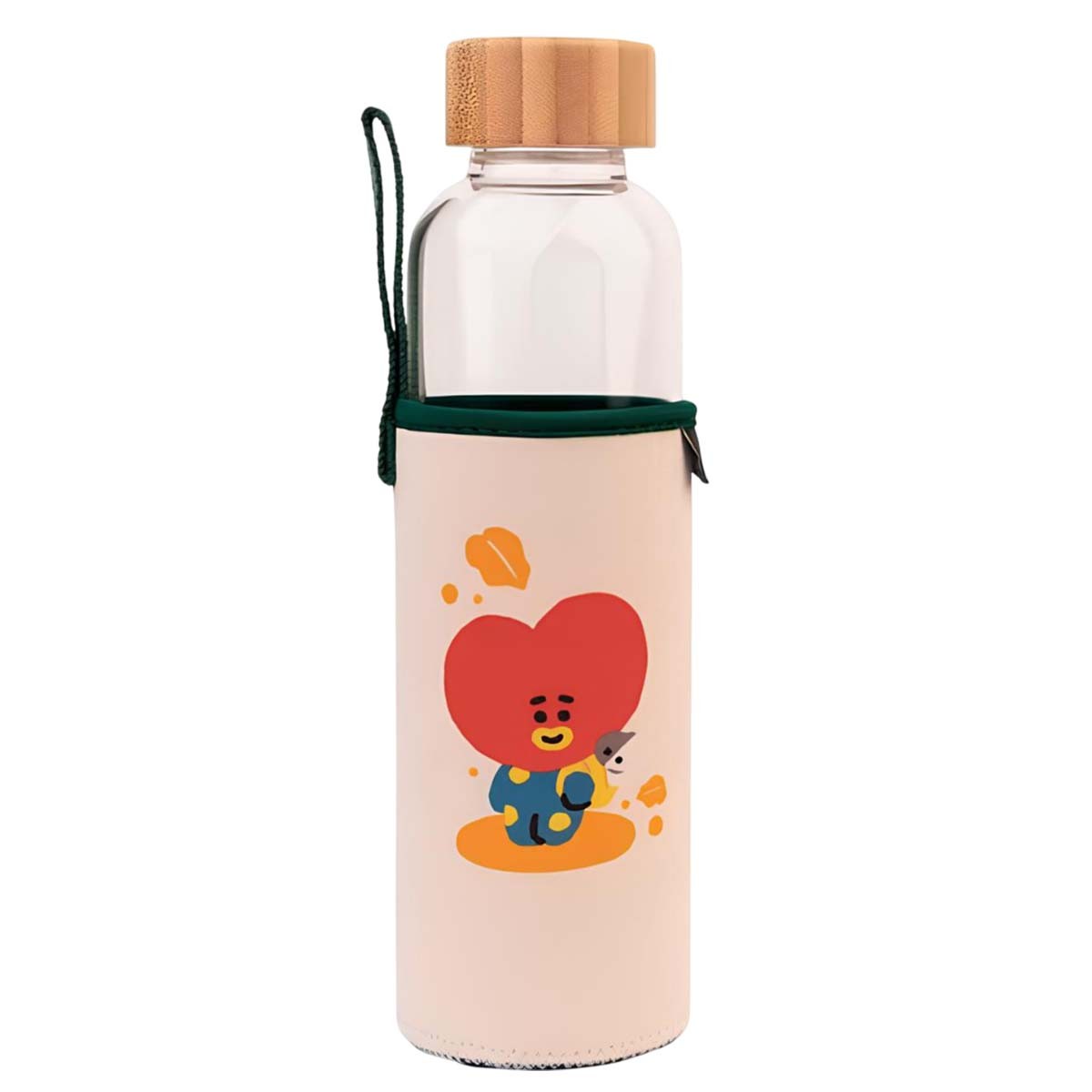 Bouteille en verre 500ml TATA idéale pour le bureau le sport et les cours