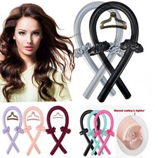 Heatless Curling Rod Headband Silk Hair Rollers No Heat Sleep Curls