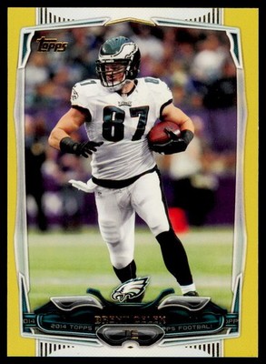 2014 Topps Brent Celek 233 Gold #/2014 SN Philadelphia Eagles