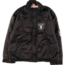 Vintage 1990'S APEX ONE NFL LOS ANGELES RAIDERS Nylon Jacket Men's Size XL