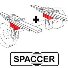 Höherlegung Ford Transit Pritsche/Fahrgestell mit SPACCER