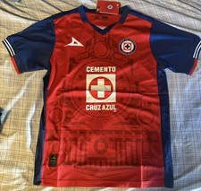 Pirma Cruz Azul Jersey 2024-2025 Men's Small Soccer/Futbol Red NWT Liga MX