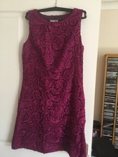 Monsoon Party Evening  Dress Size 14 Purple