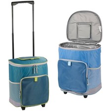 28L Cooler Bag Trolley On Wheels Insulated Picnic Camping Beach Outdoor Travel