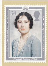 GB 1990 Elizabeth Duchess of York PHQ card 128c unused VGC