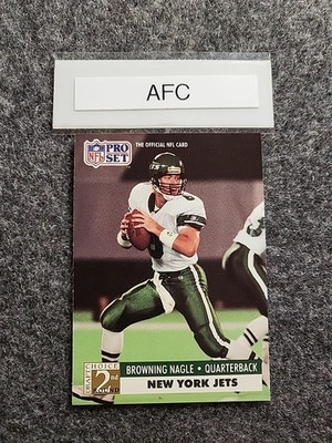 1991 Pro Set - 2nd Round Draft Choice Browning Nagle #763 (RC)