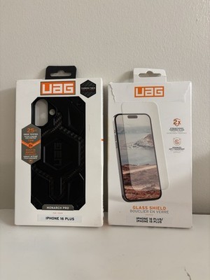 UAG Monarch Pro Carbon Fiber MagSafe Case + Glass Shield iPhone 16 Plus Open Box